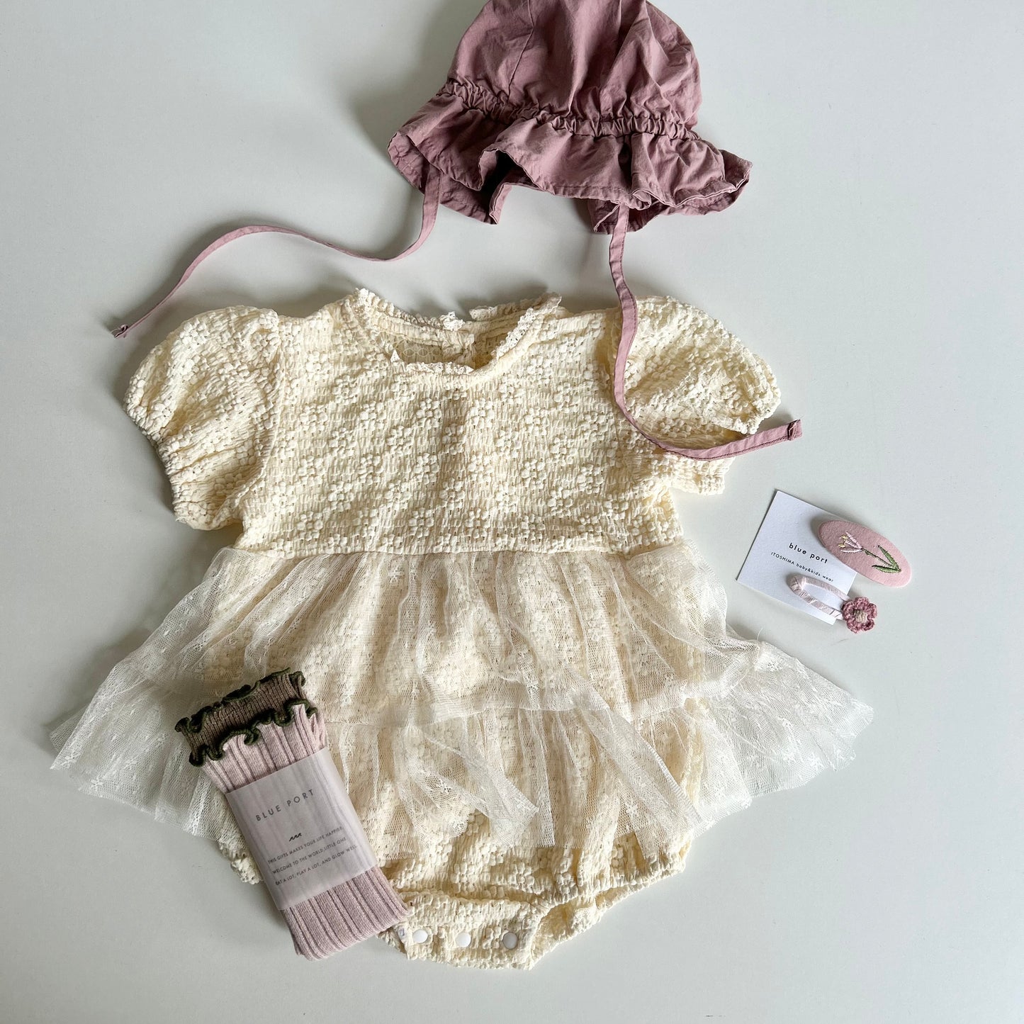 *flower tulle rompers*