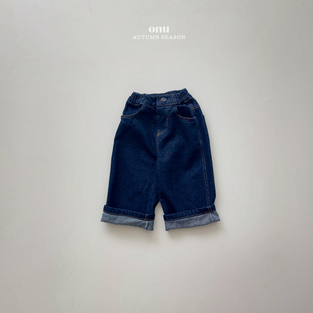 Onu straight denim pants