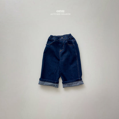 Onu straight denim pants