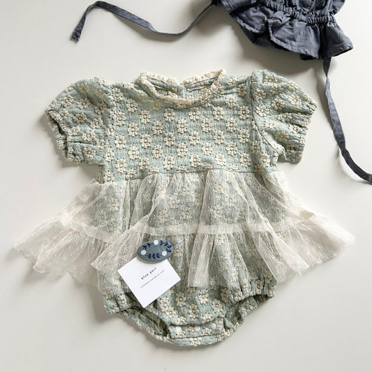 *flower tulle rompers*